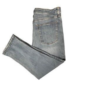 Universal Thread High-Rise Slim Straight Jeans Size 8 Womens Light Wash Chic Den